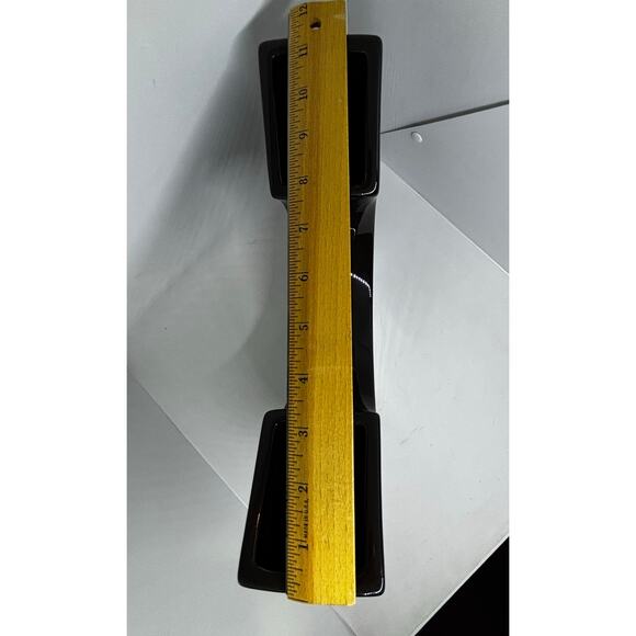 modern black ceramic U-shaped vase - Picture 8 of 10